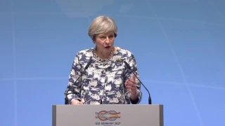 Watch: British Prime Minister Theresa May's G-20 news conference