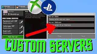 How to Join Servers on Xbox/Ps4 (Minecraft Bedrock)