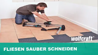 Fliesen schneiden: Perfektes Schneiden in 3 Schritten | wolfcraft