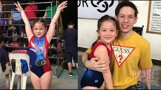 Jake Ejercito and Andi Eigenmann cheer for daughter Ellie at gymnastics competition! (Pinoy Trendz)