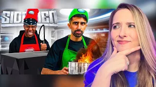 REACTING TO SIDEMEN AMONG US COOKING CHALLENGE