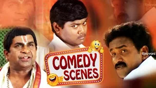 Brahmanandam Venu Madhav Comedy Scenes || Non-Stop Comedy Scenes || Comedy Bazaar || Vol-4