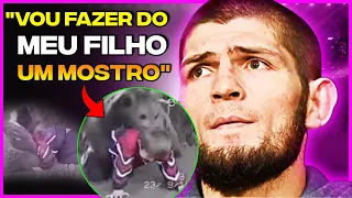 KHABIB fala que seu FILHO COMEÇOU A TREINAR aos 3 ANOS DE IDADE