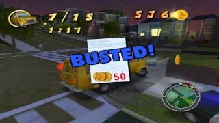 The Simpsons Hit and Run Walkthrough - Level 6 - Mission 1 - Going to the Lu' [HD]