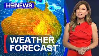 Australia Weather Update: High chance of showers | 9 News Australia