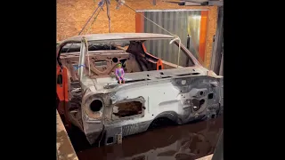 Chemical dipping a 1970 Chevy Chevelle SS