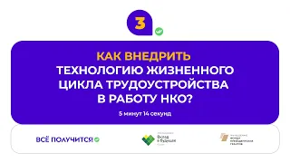 3. Как внедрить "технологию" в работу своей НКО?