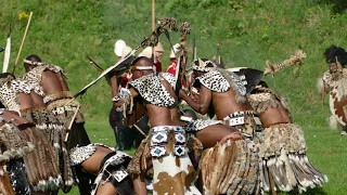 Anglo-Zulu war re-enactment in Cardiff Castle