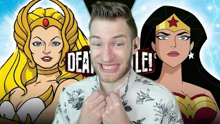 HOW AM I STILL SHOCKED?! Reacting to "She-Ra vs Wonder Woman Death Battle"