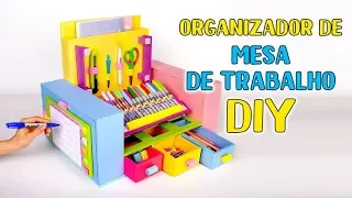 Organizador de papelão DIY para todos os materiais da sua casa