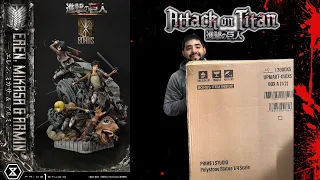 Is this the Best Attack on Titan Statue?? Opening Prime 1 Attack on Titan Statue!