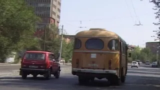 ARMENIA YEREVAN  TRAMS TROLLEYBUSES BUSES SEPT 1999 BY DAVE SPENCER OF PMP EXTRACT FROM ARCHIVE