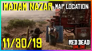 Red Dead Online - Madam Nazar Map Location 11/30/19 I November 30 RDR2