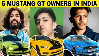 Top Famous Ford Mustang Gt Owners In India | The Uk07 Rider, As Gaming, Lokesh Gamer, Scout, Mavi