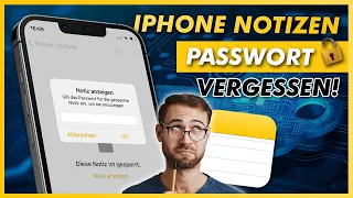 iPhone Notizen Passwort vergessen 🤔  Und neues Passwort erstellen! 🔐
