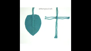 How to make a Macrame Feather? 3rd pattern #shorts