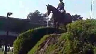Pferd stürzt von Derby wall