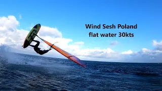 TAKICH TRICKÓW JESZCZE NIE WIDZIELI... 30kt Rewa vlog #windsurfing #freestyle #poland