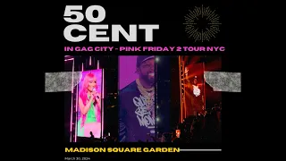 50 Cent at Nicki Minaj’s Pink Friday 2 tour | Madison Square Garden (MSG) & HE SHADES #DIDDY 😫🤭