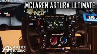 Ascher Racing McLaren Artura Ultimate Steering Wheel - Button sounds