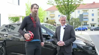 Ludwigsfelde: Fahrrad vs. Auto - wer ist schneller