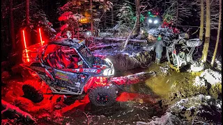 Night Ride Nap Time - Offroad Rollover Recovery - UTV/SXS Trail Riding Vlog