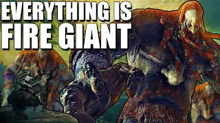 Can I Beat Elden Ring When Everything Is Fire Giant?