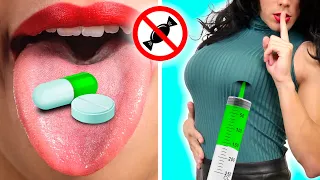 9 FAÇONS DE FAIRE ENTRER DES BONBONS À L'HÔPITAL || moments marrants avec Gotcha! French