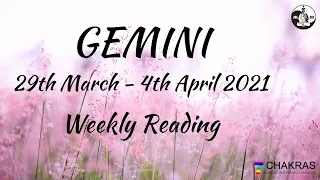 GEMINI 29th MARCH - 4th APRIL 2021 WEEKLY READING