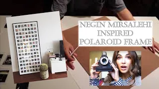 negin mirsalehi inspired polaroid frame ~diy~