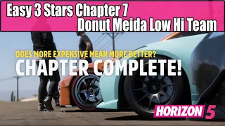 Easy 3 Stars Chapter 7 Donut Meida Hi Low Team in Forza Horizon 5