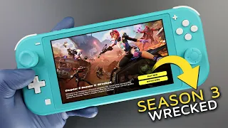 Fortnite Chapter 5 Season 3 Wrecked Nintendo Switch Lite Gameplay