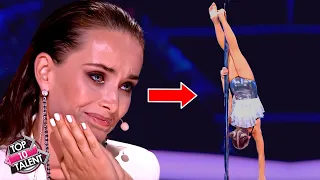 Tiny Girl SHOCKING Pole Dancing Has Judges in TEARS!
