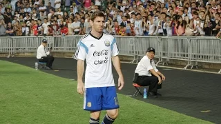 Messi! at Hong Kong vs Argentina 2014