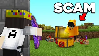 How I Exposed an ILLEGAL Player’s Scam in this Minecraft Server...