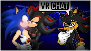 SONIC AND SHADOW MEET SHADINA IN VR CHAT IN THE NIGHT CLUB