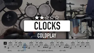 Clocks - Coldplay (★★☆☆☆) POP DRUM COVER