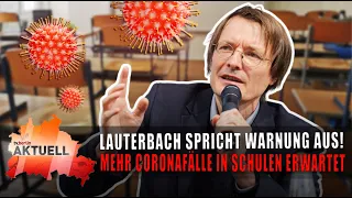 Mehr Corona-Ausbrüche an Schulen! Lauterbach warnt vor Welle nach den Herbstferien