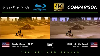 Blu-ray Versus - Stargate Director's Cut (2007 vs 2009) 4K ULTRA HD Comparison