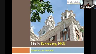 HKU IDAY Oct 29 BSc(Surveying) Admissions Talk