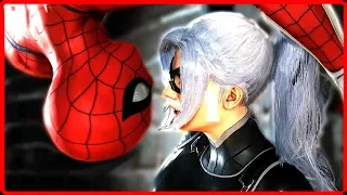 All Black Cat Cutscenes (Felicia Hardy) in Spider-Man PS4 The Heist DLC - All Black Cat Scenes