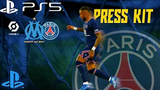 PES 2021 - PSG vs Olympique de Marseille | Gameplay | League 1 France | 21-22 | PS5