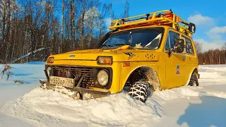 Зимний оффроад, Володарка, танковый полигон.