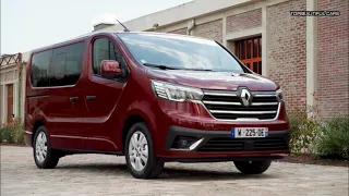 2021 Renault Trafic Combi Blue dCi 150-Carmin Red-Exterior Interior and Drive