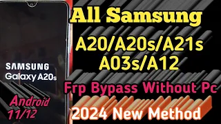 Samsung A20s Frp Bypass Android 11 Without Pc || Samsung Sm-207F Google Account Unlock #frpbypass