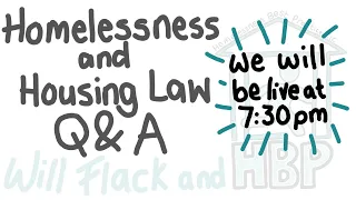 Homelessness Law Q&A Livestream 28/03/24