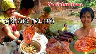 BUHAY PROBINSIYA |  Ligo At Almusal sa Tabing ILOG |Nagluto Tortang TALONG Sa KUBO | FARM FOODIES