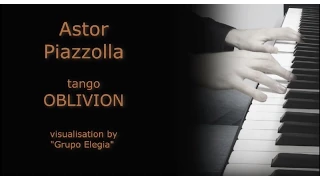 Astor Piazzolla - tango Oblivion / piano solo