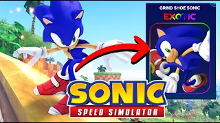 Unlock Grind Shoe Sonic FAST! (Sonic Speed Simulator)