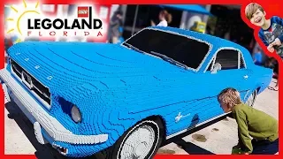 Life-Size Lego Ford Mustang Car at LEGOLAND Florida